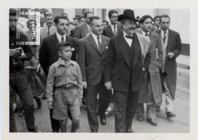 DIAPOSITIVAS 35 MM - FONDO JULIO ERNESTO LINARES - ALFREDO PALACIOS EN TUCUMAN